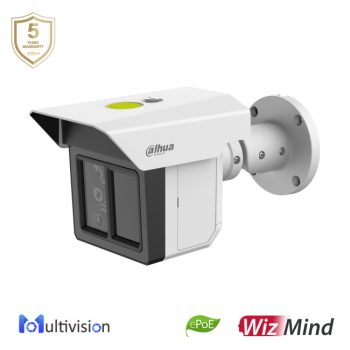 Dahua IPC-MFW5241T2-E3-ASE 3*2MP Multivision perimeetri IP torukaamera • ePoE WizMind IR100m
