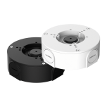 Dahua PFA130-E-BLACK kaamerate ümmargune paigaldusalus / ühendusbox / 3 augurida